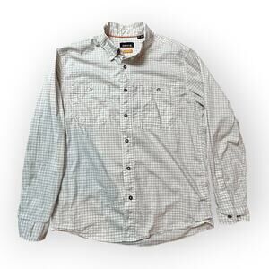 Orvis Men's River Guide2.0 Long-Sleeve Aloe/Plaid Size M